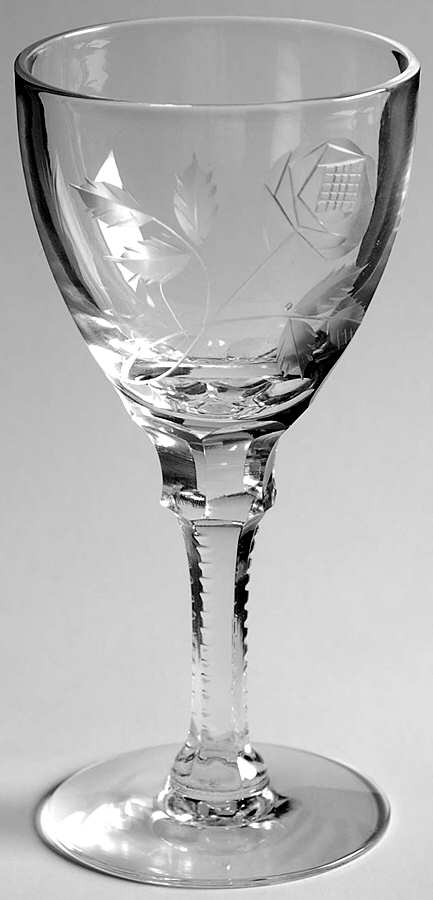Margaret Rose Wine Glass by Duncan & Miller-1
