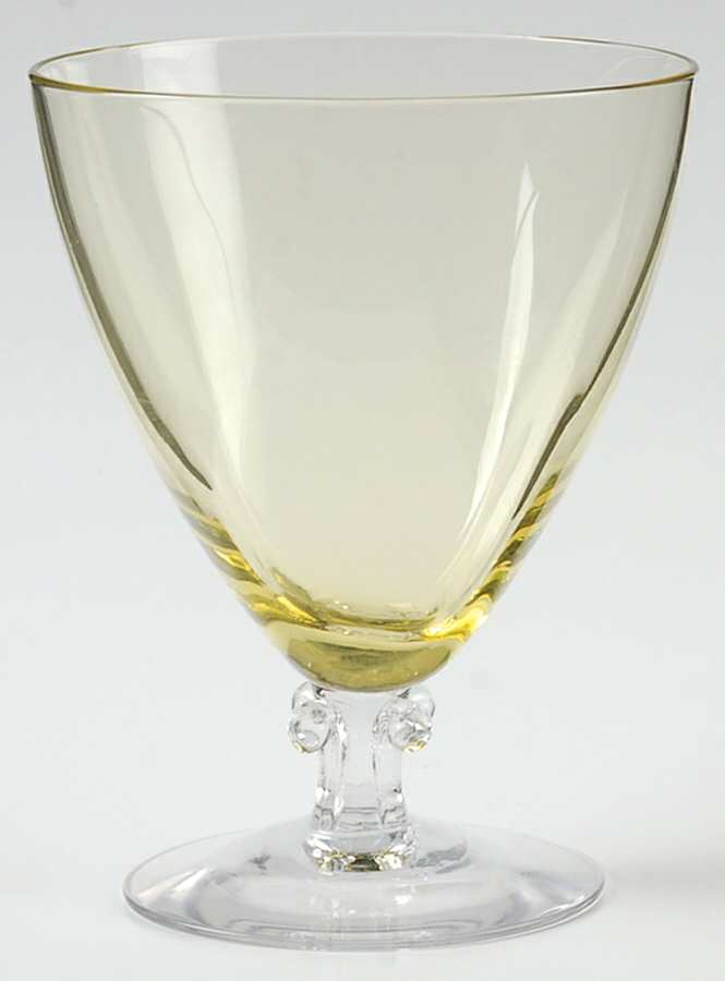 Patio Chartreuse Low Water Goblet by Duncan & Miller-1