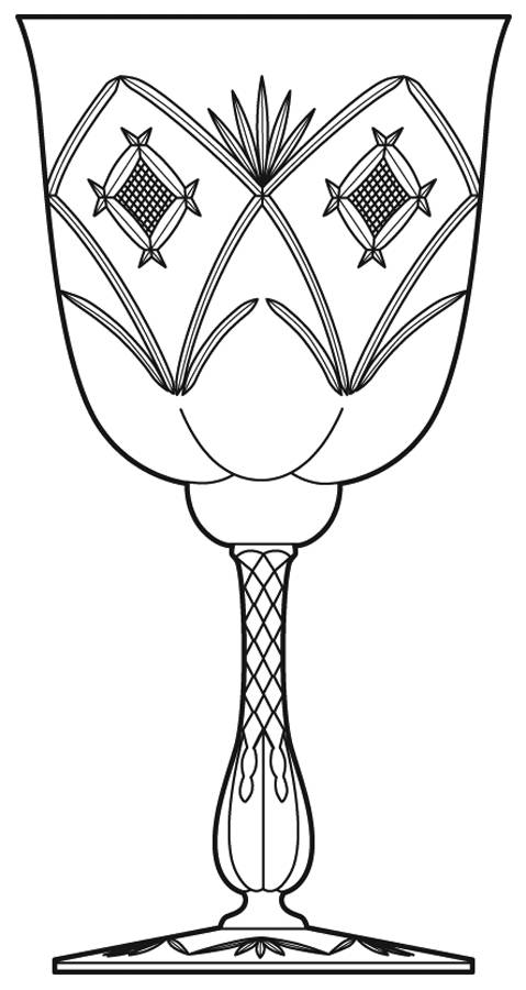 Phoebus Water Goblet by Duncan & Miller-1