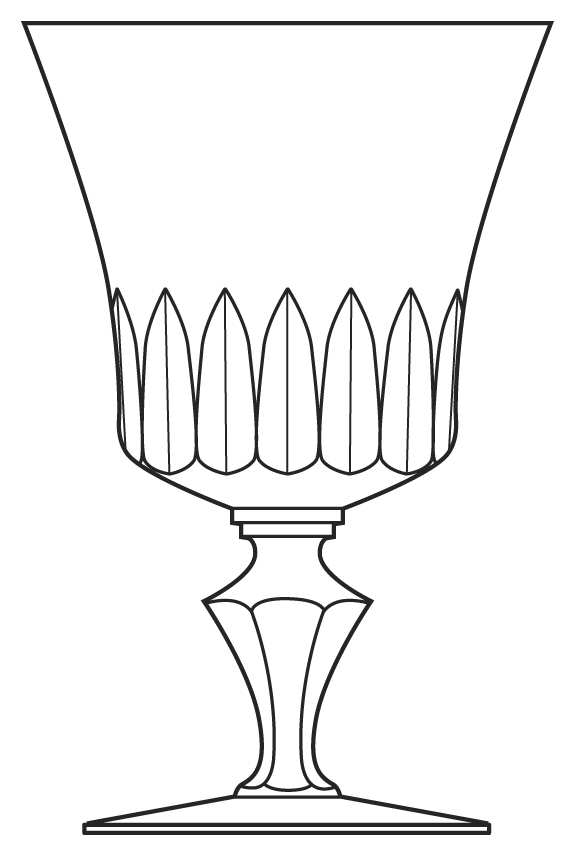 Radcliff Water Goblet by Duncan & Miller-1