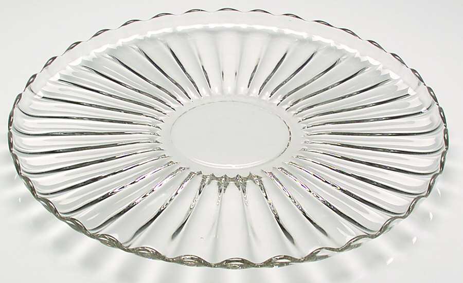 Radiance Clear Large Torte Plate by Duncan & Miller-1
