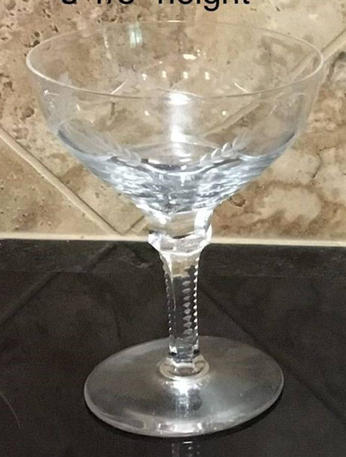 Regency (Cut) Champagne/Tall Sherbet by Duncan & Miller-1