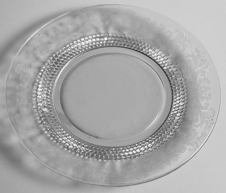 Royal Lace Clear (Etched) 7" Salad Plate by Duncan & Miller-1