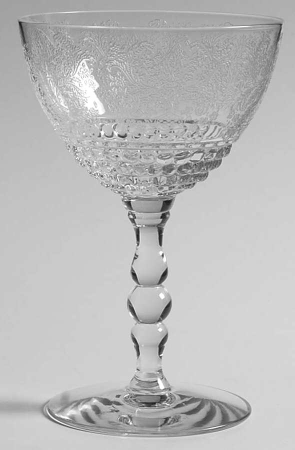 Royal Lace Clear (Etched) Liquor Cocktail by Duncan & Miller-1