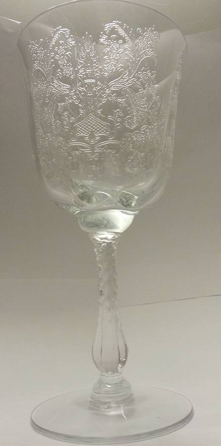 Royal Lace Water Goblet by Duncan & Miller-1