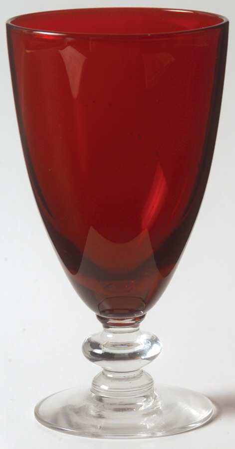 Ruby Red Juice Glass by Duncan & Miller-1