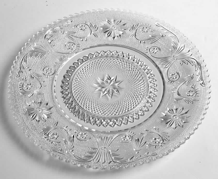 Sandwich Clear (Stem 41) Dinner Plate by Duncan & Miller-1