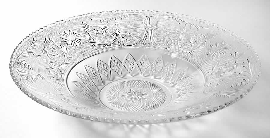 Sandwich Clear (Stem 41) Flared Bowl by Duncan & Miller-1