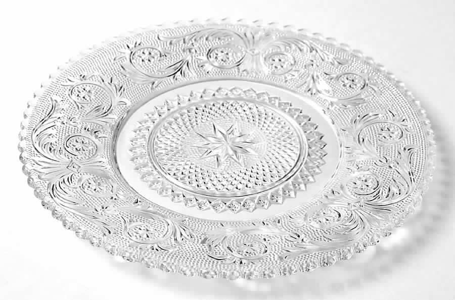 Sandwich Clear (Stem 41) 7" Salad Plate by Duncan & Miller-1