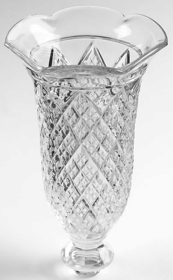 Sandwich Clear (Stem 41) Epergne Garden Flower Vase by Duncan & Miller-1