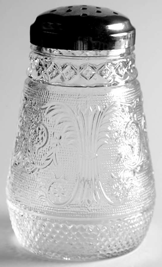 Sandwich Clear (Stem 41) Sugar Shaker & Lid by Duncan & Miller-1