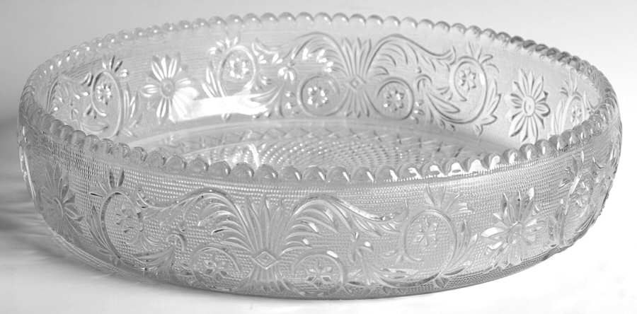 Sandwich Clear (Stem 41) Lily Bowl (Float) by Duncan & Miller-1