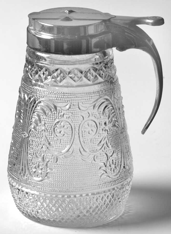Sandwich Clear (Stem 41) Syrup & Metal Lid by Duncan & Miller-1