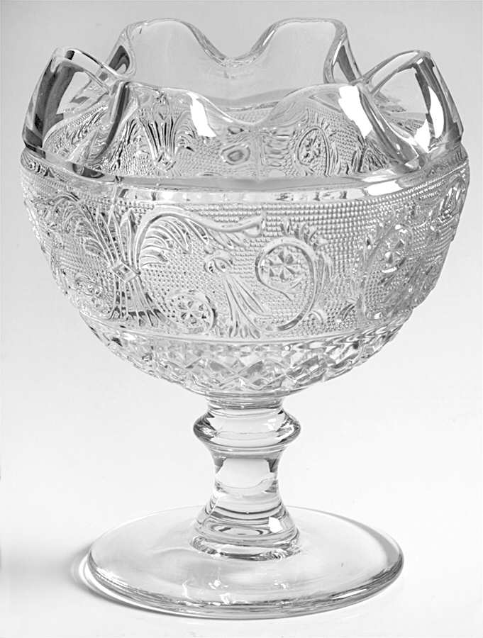 Sandwich Clear (Stem 41) Ivy Bowl by Duncan & Miller-1