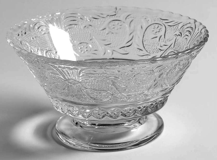 Sandwich Clear (Stem 41) Mayonnaise Bowl by Duncan & Miller-1