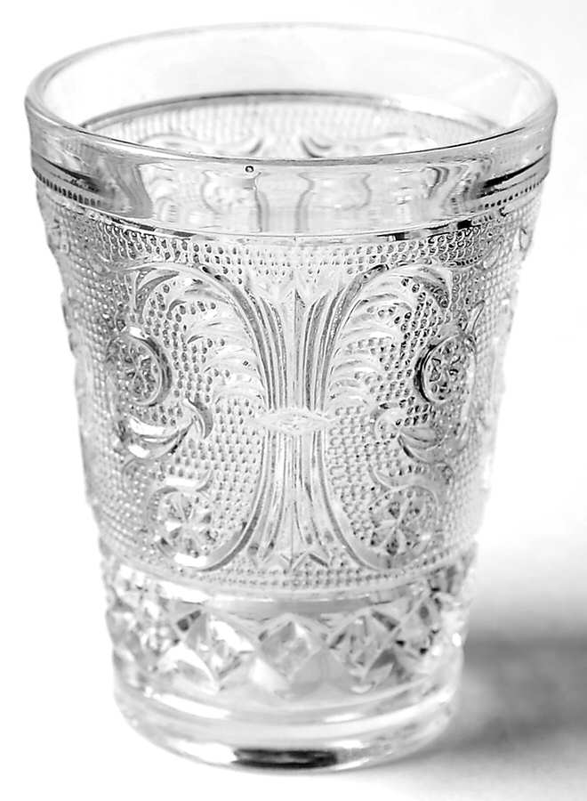 Sandwich Clear (Stem 41) Flat Juice Glass by Duncan & Miller-1