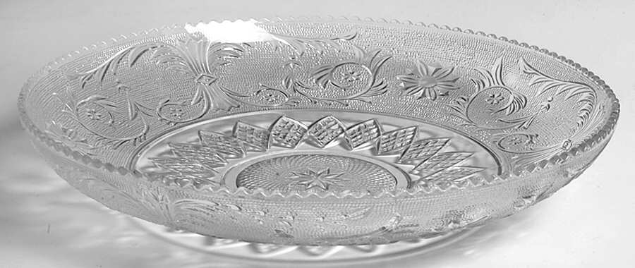 Sandwich Clear (Stem 41) Shallow Bowl by Duncan & Miller-1
