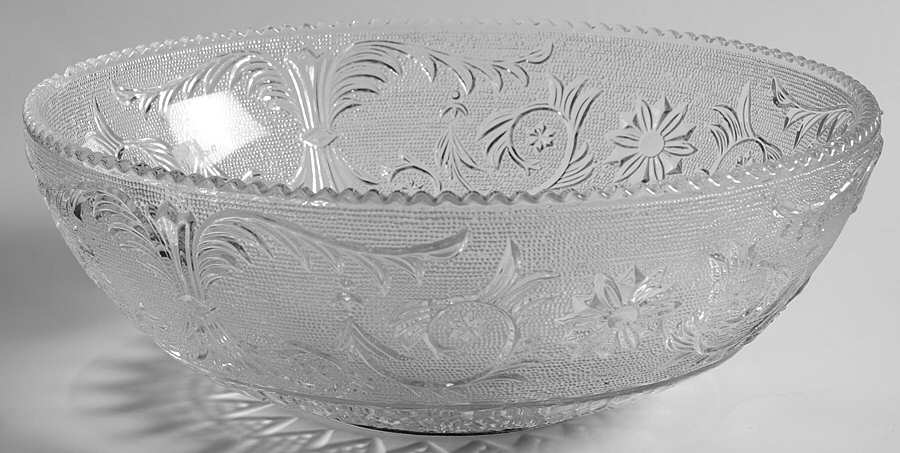 Sandwich Clear (Stem 41) Salad Bowl by Duncan & Miller-1