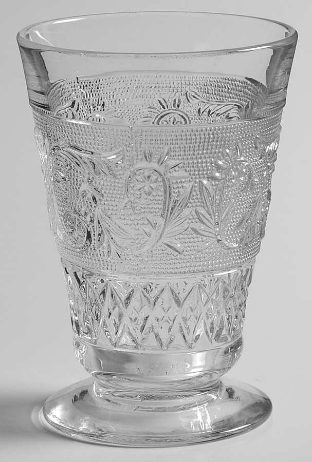 Sandwich Clear (Stem 41) 10 Oz Footed Tumbler by Duncan & Miller-1