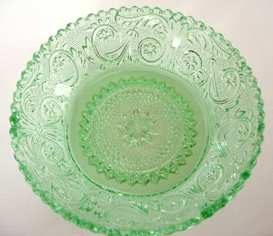 Sandwich Green (Stem 41) Small Fruit Dessert Bowl by Duncan & Miller-1