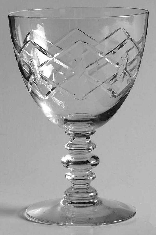 Sheffield (Cut) Water Goblet by Duncan & Miller-1