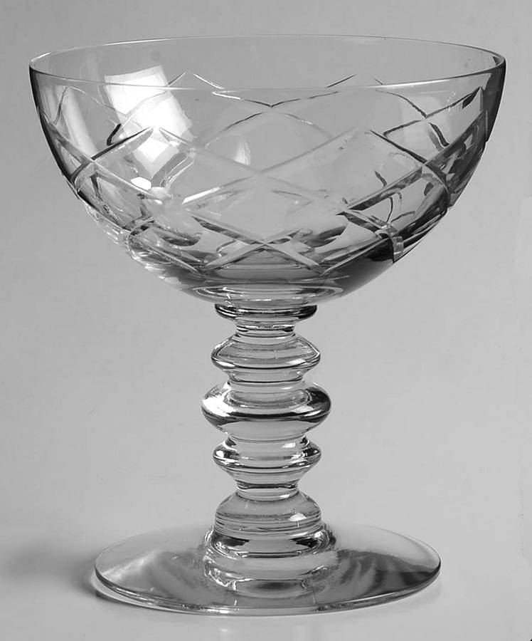 Sheffield (Cut) Champagne/Tall Sherbet by Duncan & Miller-1