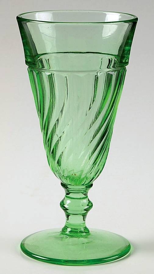 Spiral Flutes Green Parfait by Duncan & Miller-1