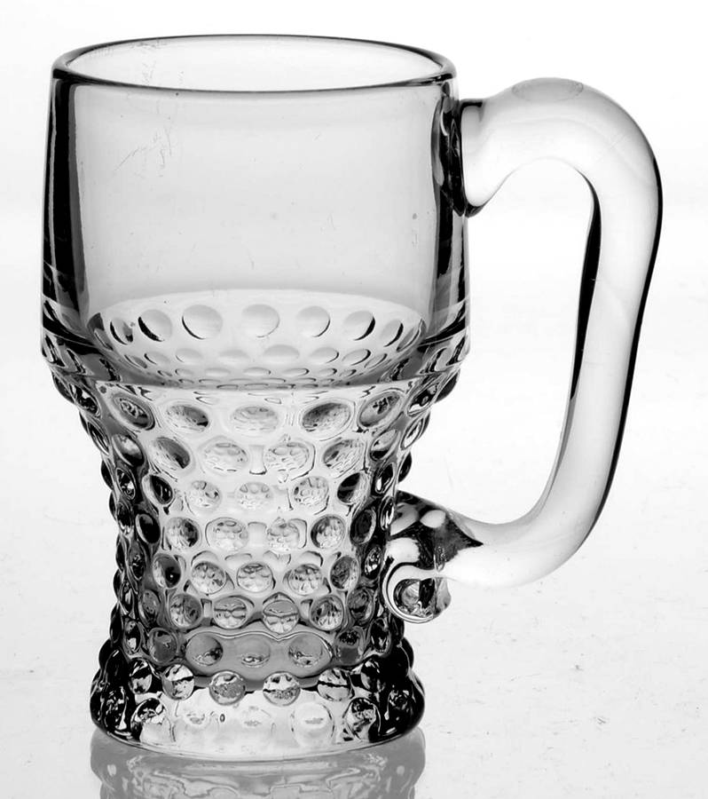 Teardrop Clear (Stem 5301 301) Punch Cup by Duncan & Miller-1