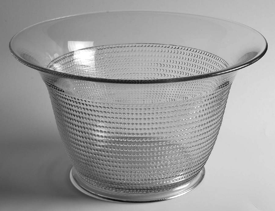 Teardrop Clear (Stem 5301 301) Punch Bowl by Duncan & Miller-1