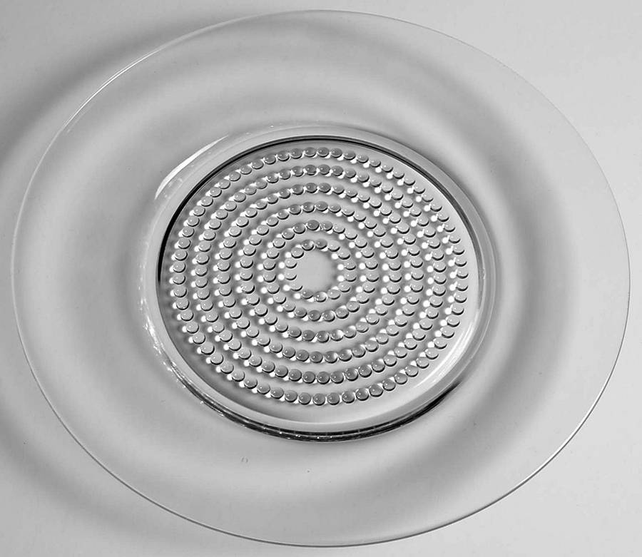 Teardrop Clear (Stem 5301 301) Luncheon Plate by Duncan & Miller-1