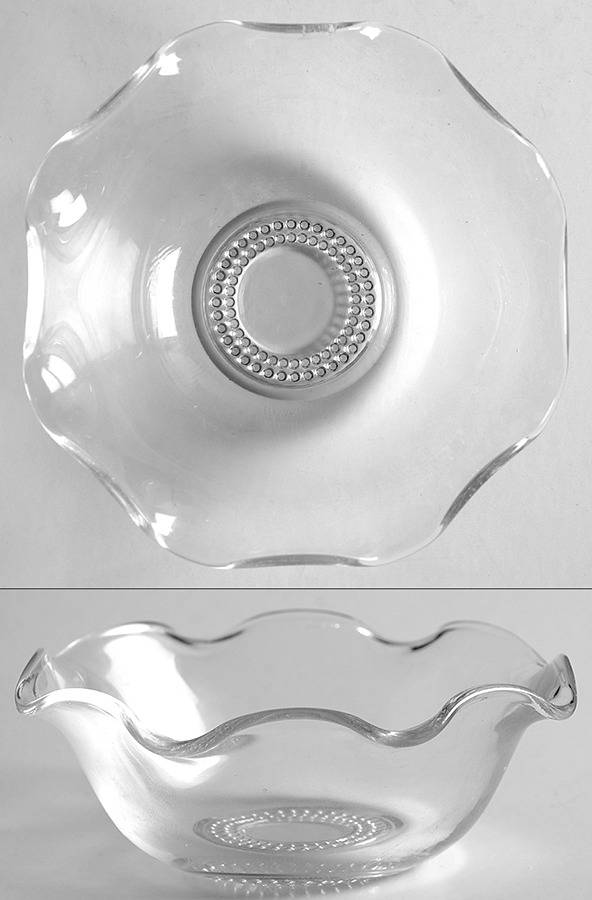 Teardrop Clear (Stem 5301 301) Nut Cup by Duncan & Miller-1