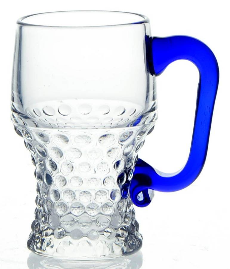 Teardrop Clear (Stem 5301 301) Punch Cup by Duncan & Miller-1