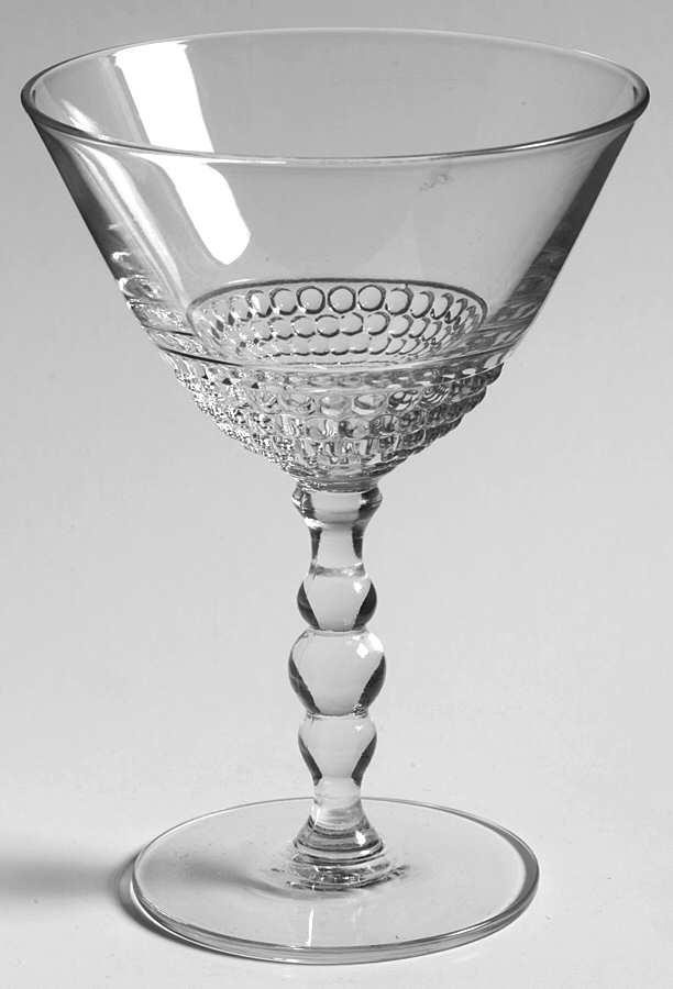 Teardrop Clear (Stem 5301 301) Liquor Cocktail by Duncan & Miller-1