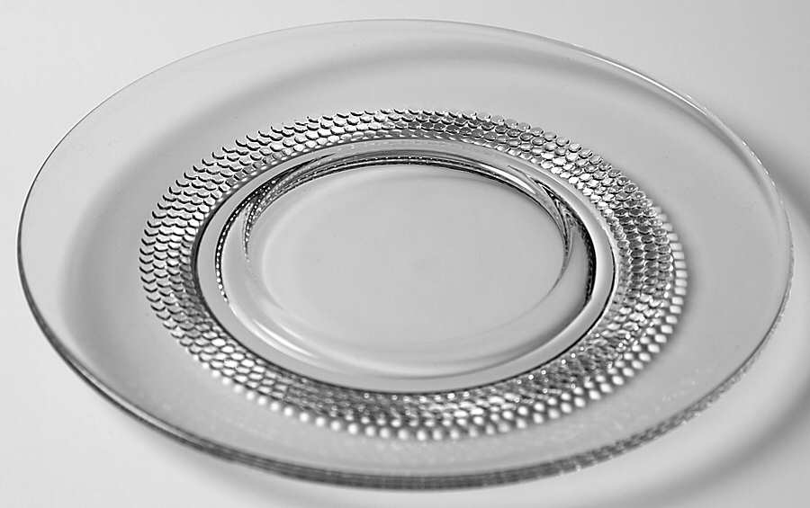 Teardrop Clear (Stem 5301 301) Mayonnaise Underplate Only by Duncan & Miller-1