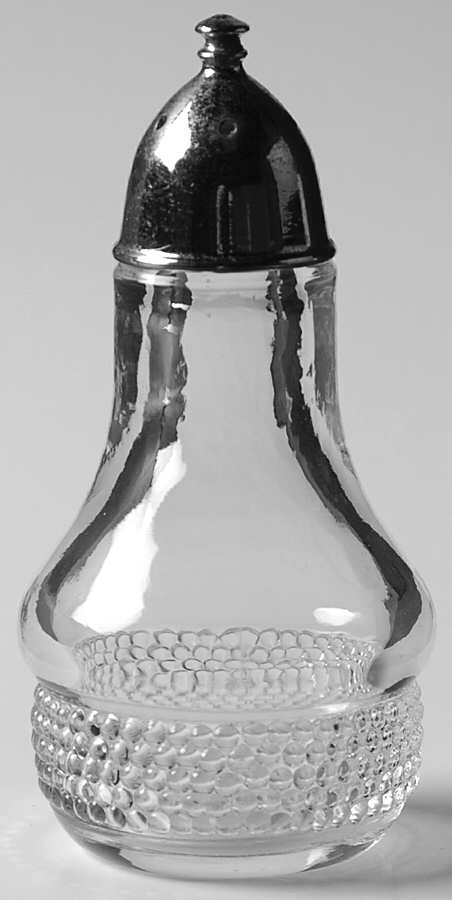 Teardrop Clear (Stem 5301 301) Shaker with Metal Lid by Duncan & Miller-1