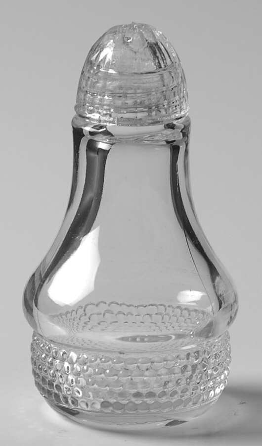 Teardrop Clear (Stem 5301 301) Shaker with Glass Lid by Duncan & Miller-1