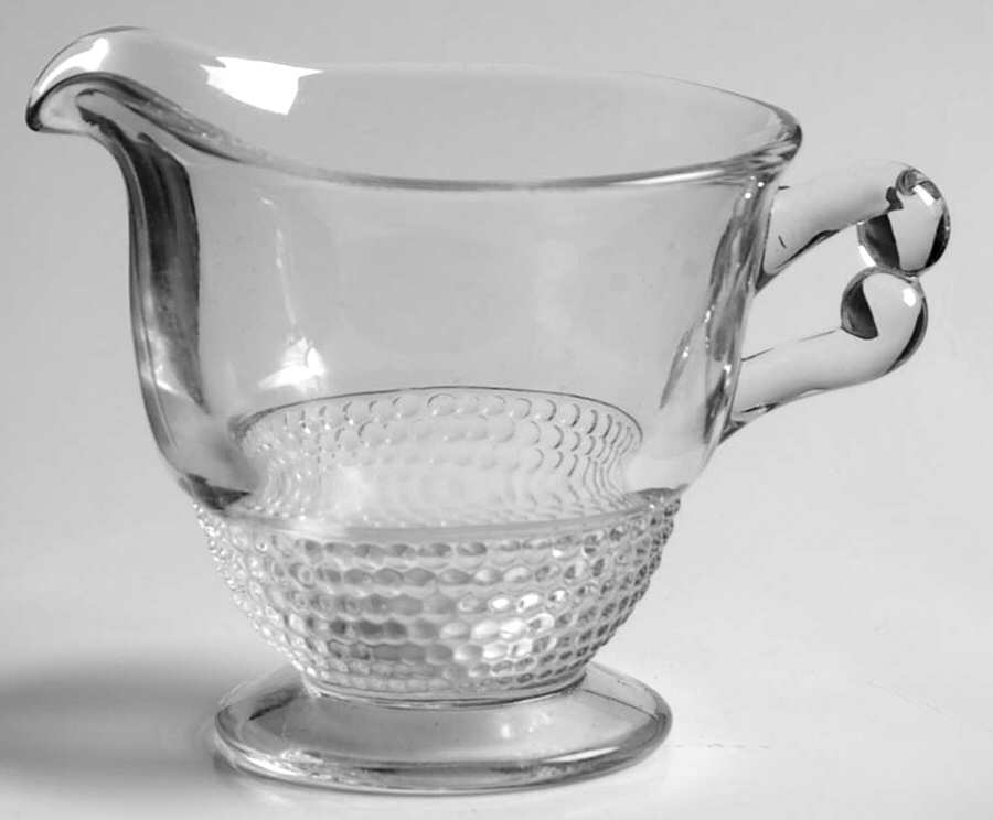 Teardrop Clear (Stem 5301 301) Mini Creamer by Duncan & Miller-1
