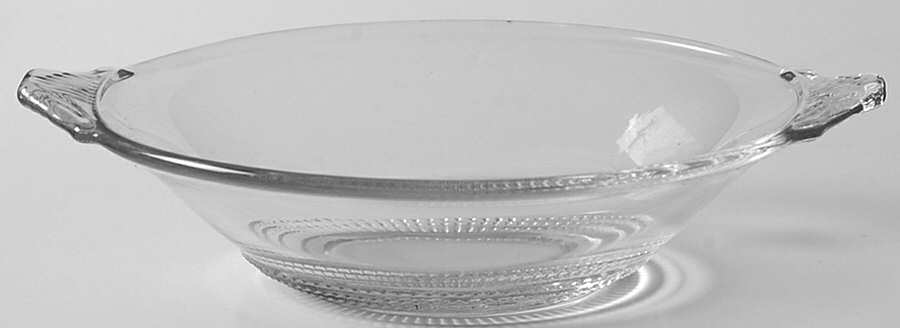 Terrace Clear (Stem 111) Handled Fruit Bowl by Duncan & Miller-1