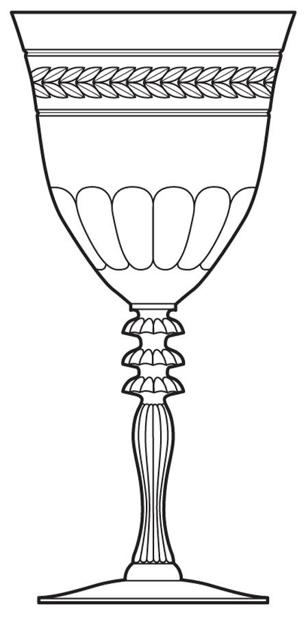 Viceroy Water Goblet by Duncan & Miller-1