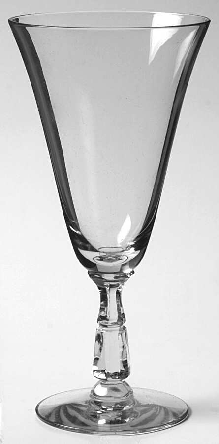 Victory (Plain, No Cutting) Water Goblet by Duncan & Miller-1