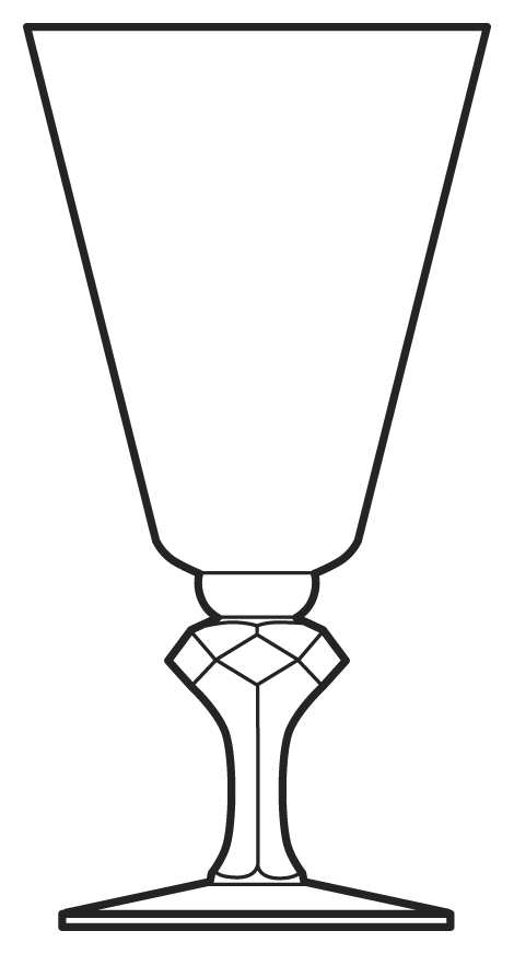 Windsor Water Goblet by Duncan & Miller-1