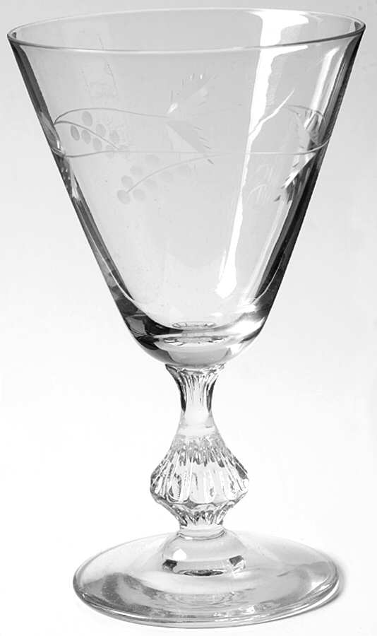 Vintage Water Goblet by Duncan & Miller-1