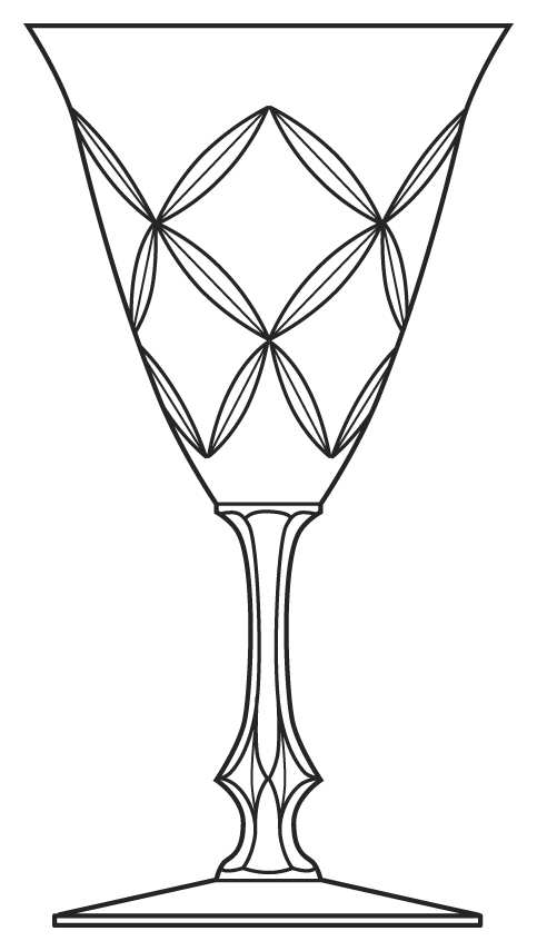5375-1 Water Goblet by Duncan & Miller-1