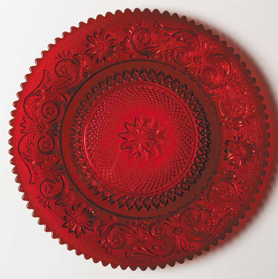 Sandwich Ruby 8" Salad Plate by Duncan & Miller-1