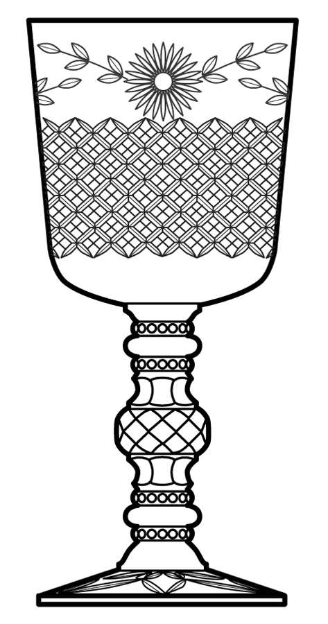 504-1 Water Goblet by Duncan & Miller-1
