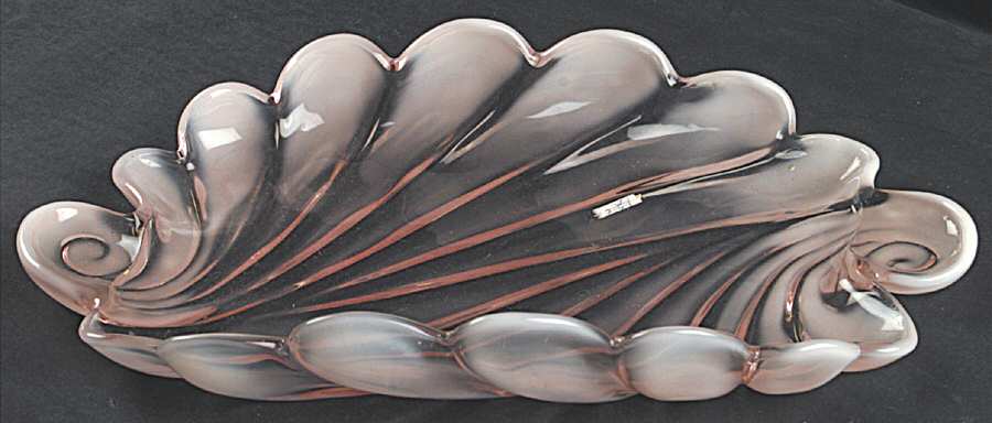 Sanibel Pink (Opalescent) Muffin Tray by Duncan & Miller-1