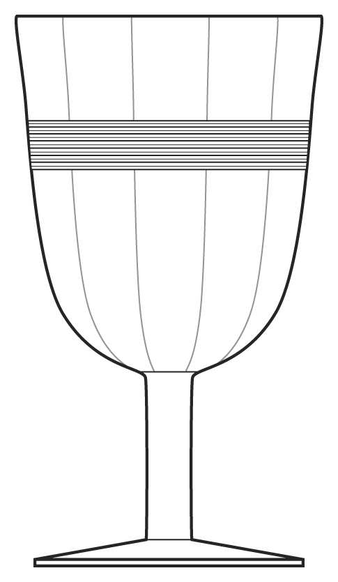Tavern Water Goblet by Duncan & Miller-1