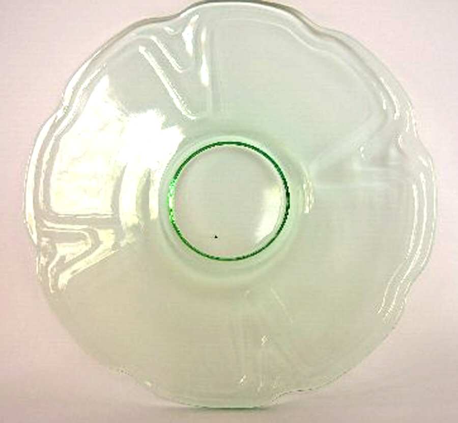 Puritan Green Saucer Only by Duncan & Miller-1
