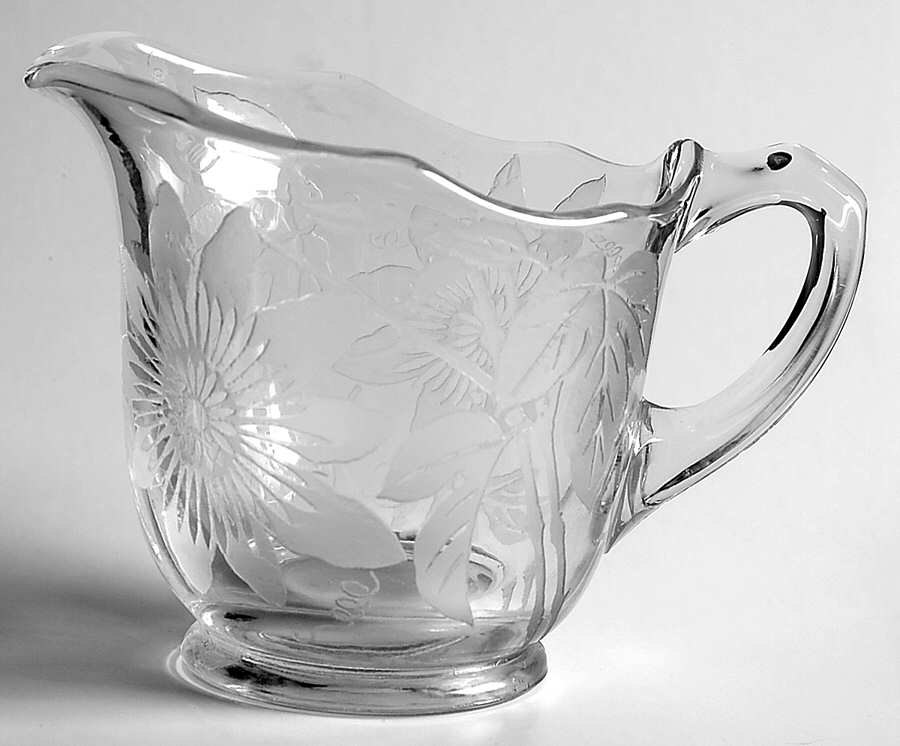 Passion Flower Creamer by Duncan & Miller-1