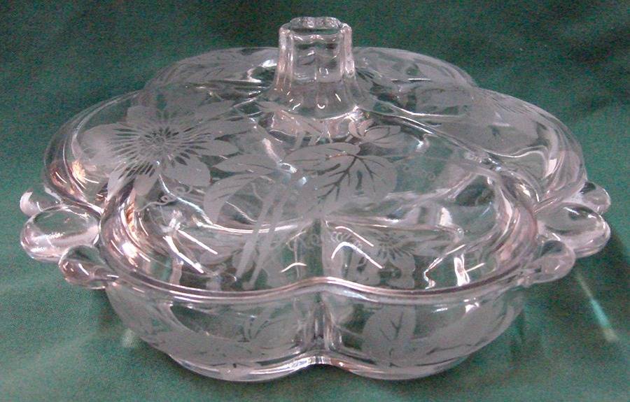 Passion Flower 3-Part Candy Box with Lid by Duncan & Miller-1